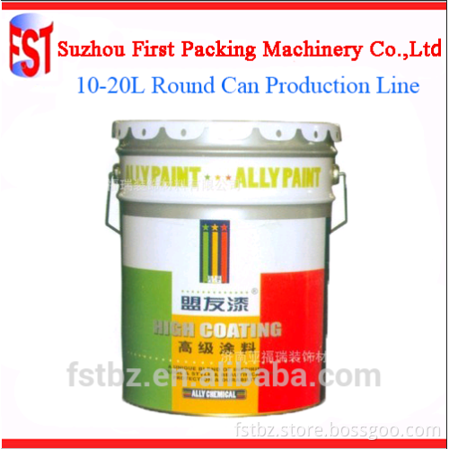 Semi-auto 10-20L Tin Pail Making Equipment